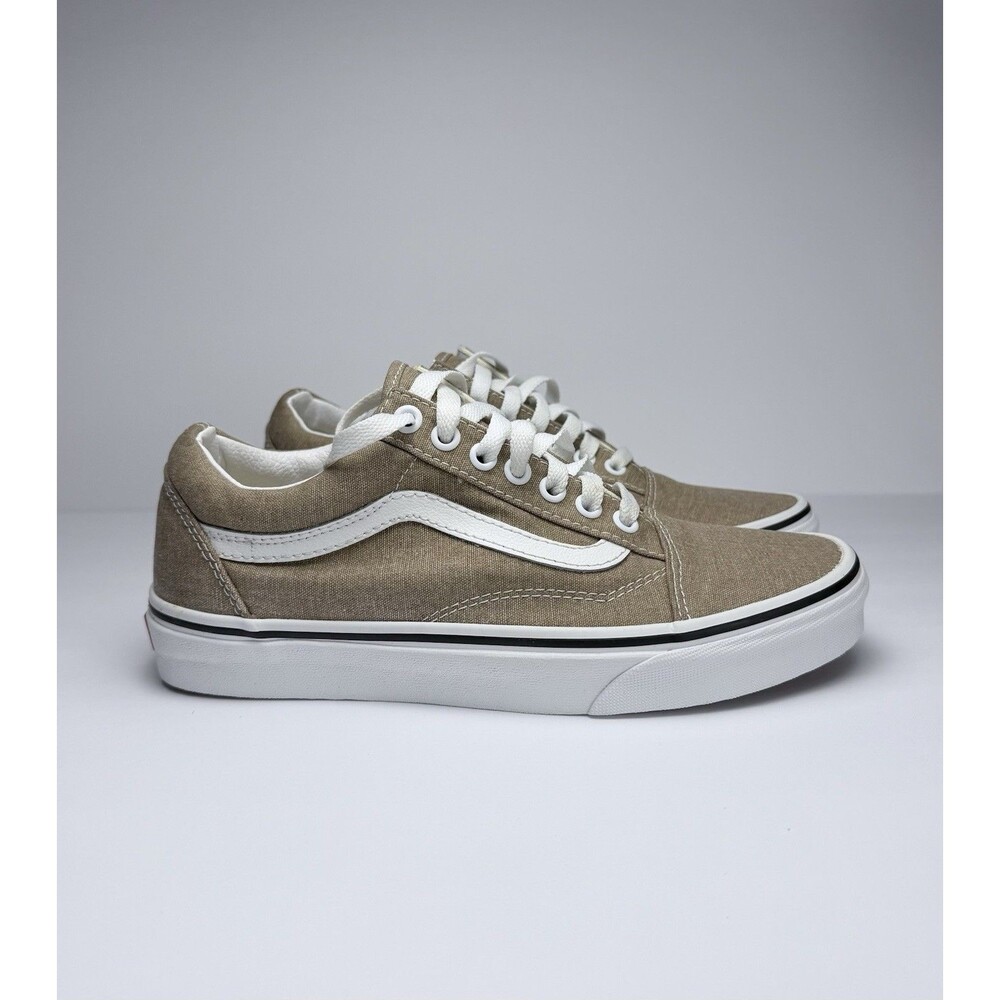 Vans Old Skool Unisex Men’s 6.5 Women’s 8 Beige Tan Sneakers Skate Shoes